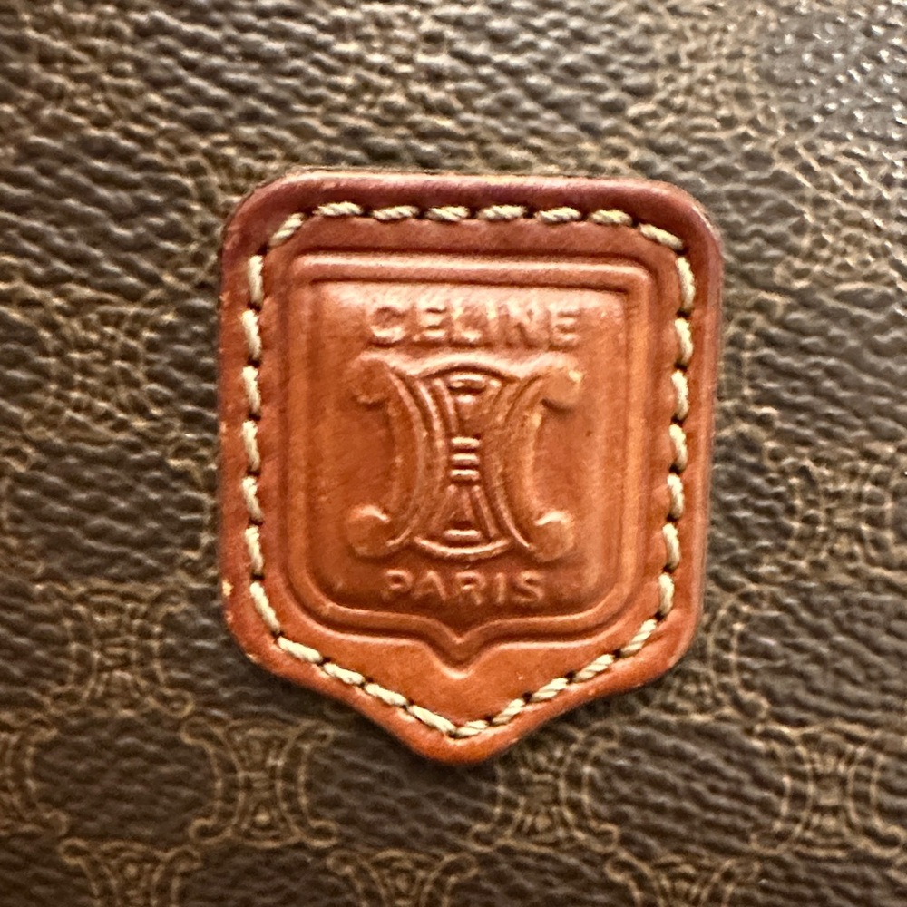 Celine Macadam Brown and Tan Leather Tote. Excellent condition! - Picture 2 of 13